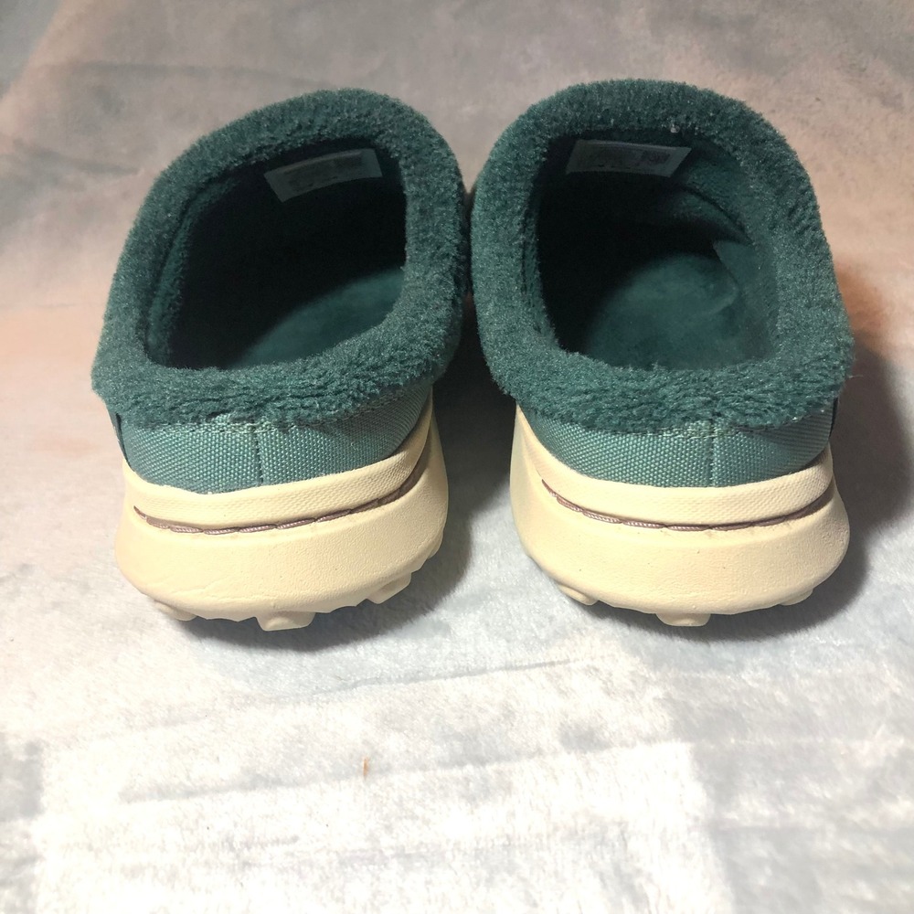 Merrell Hut Moc 2 Cozy Slides Womens 8 Hunter Green Fleece Slip On Mules Shoes - Picture 10 of 16